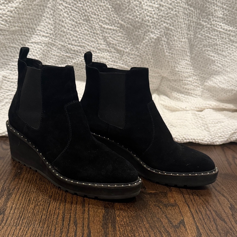 Black Suede Ankle Boots